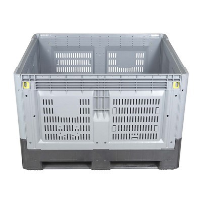 Cómo armar una caja de paletas de plástico plegable